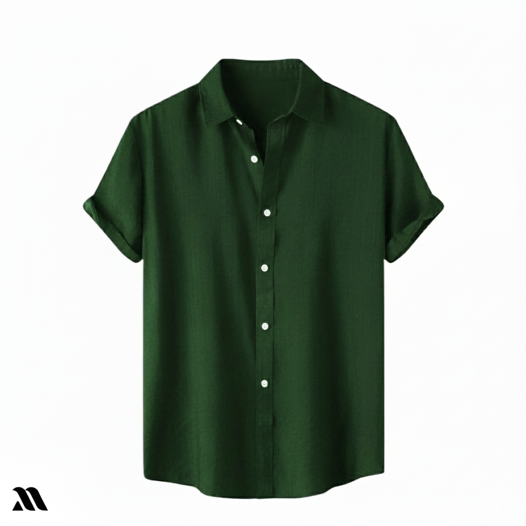 PREMIUM HALF SLEEVE SHIRT-Green