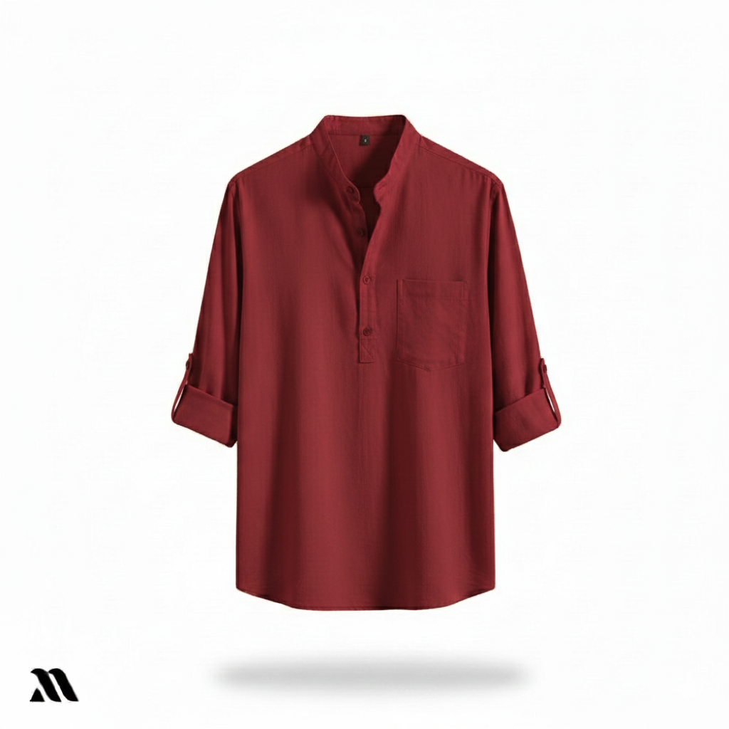 Maroon Color Luxury Katua