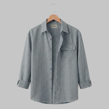 Single Pocket Casual Shirt - Ash