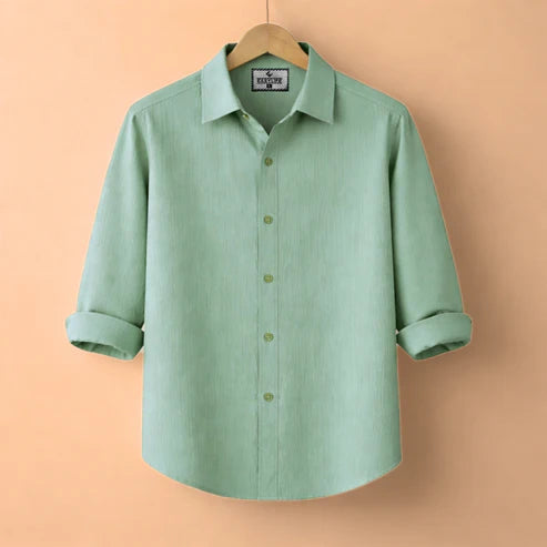 Zafran Full Sleeve Casual Shirt - Lemon