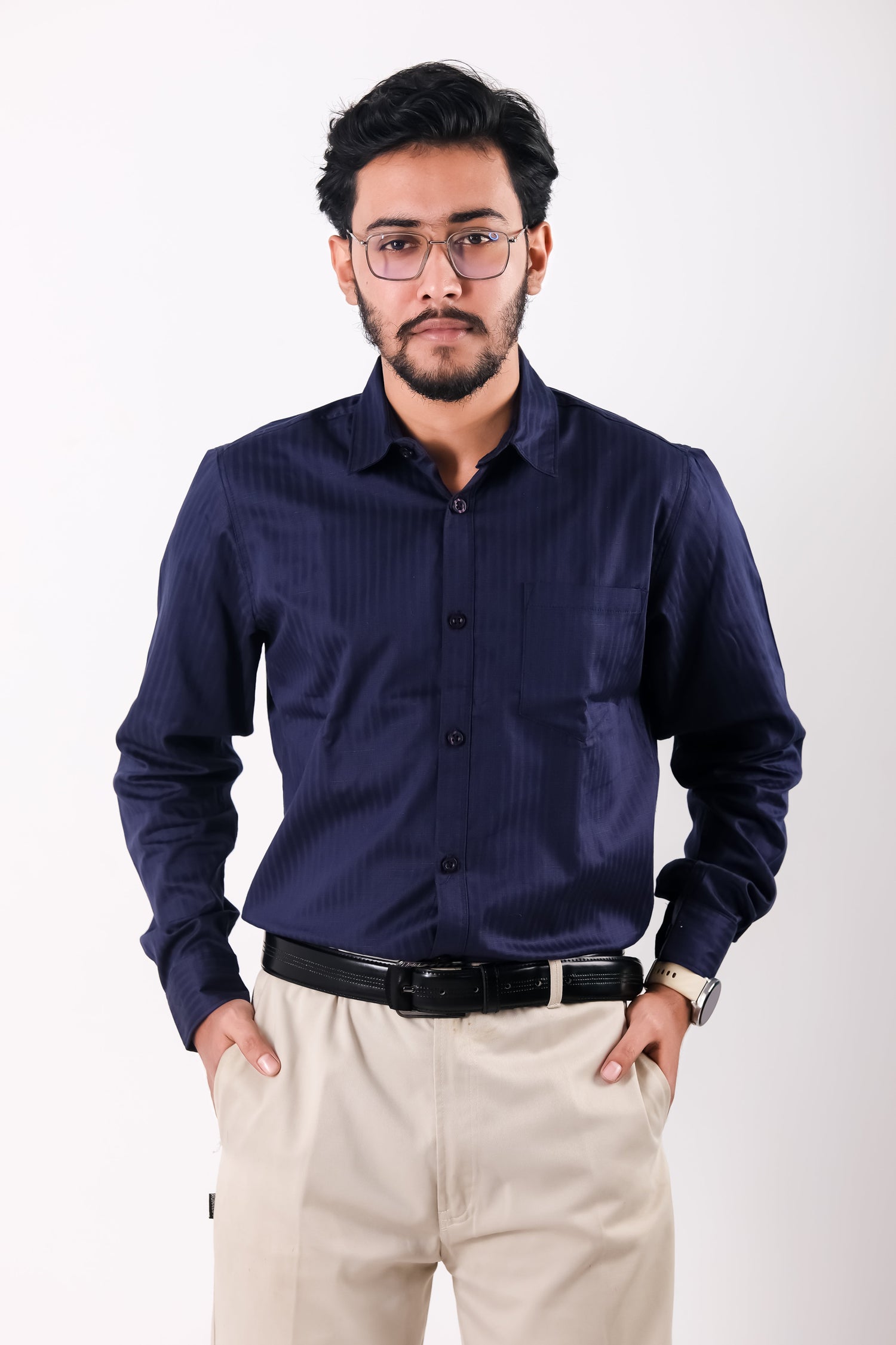 Fine Cotton Stripe Shirt
