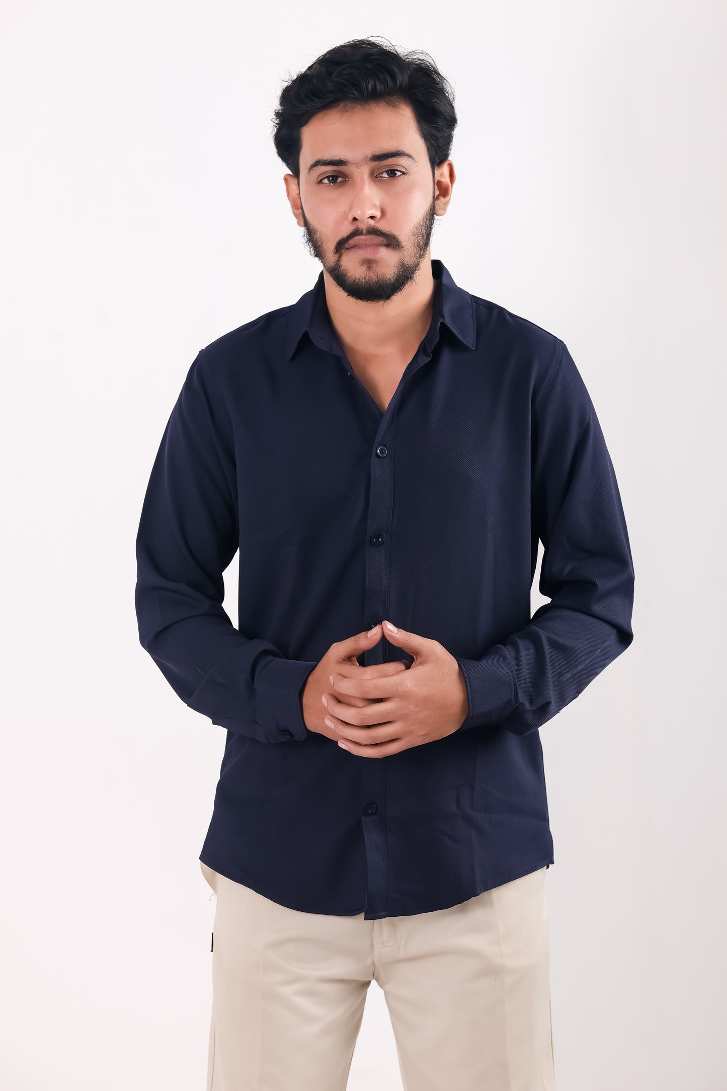 Cherry Cotton Shirt – Royal Blue