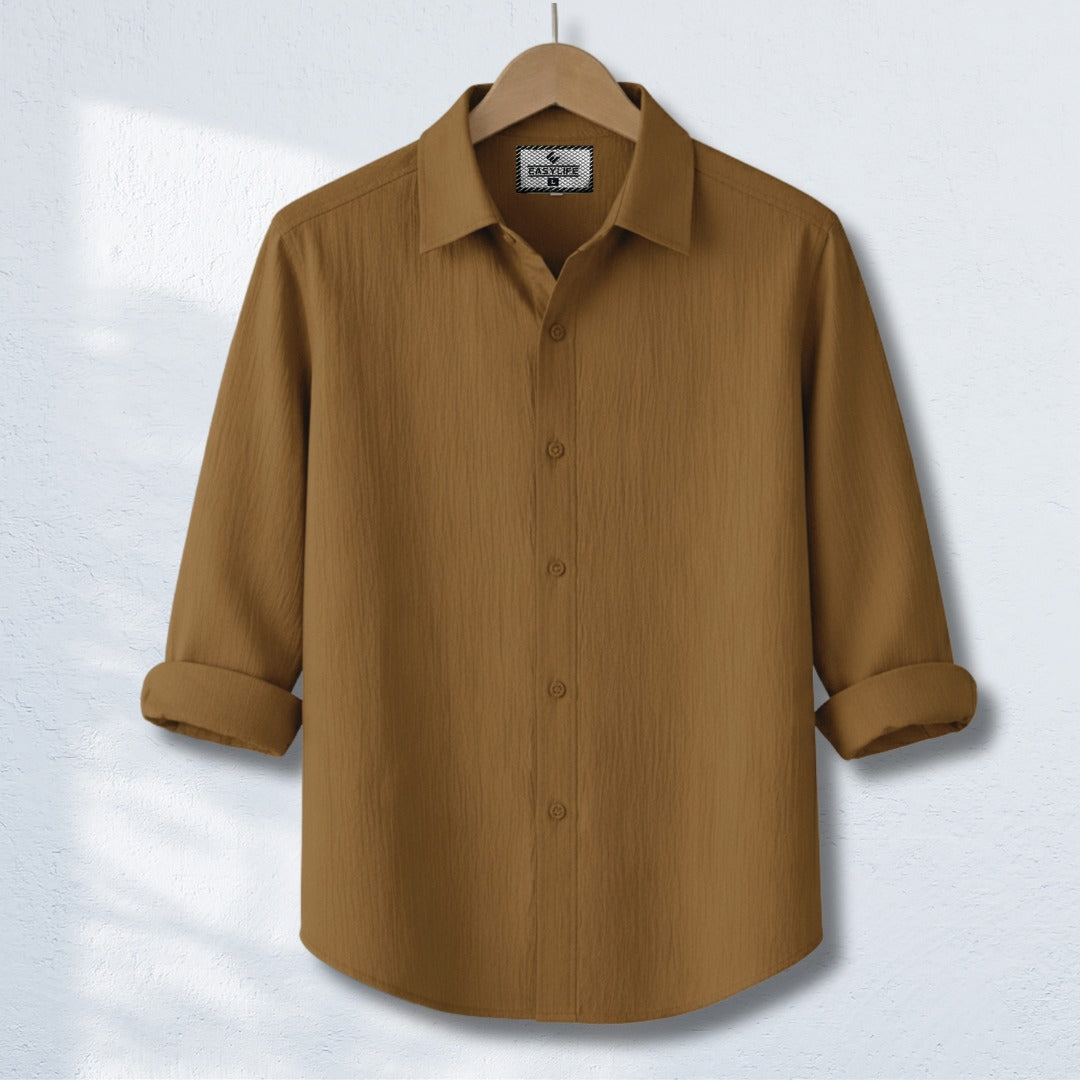 Zafran Full Sleeve Casual Shirt - Mustard