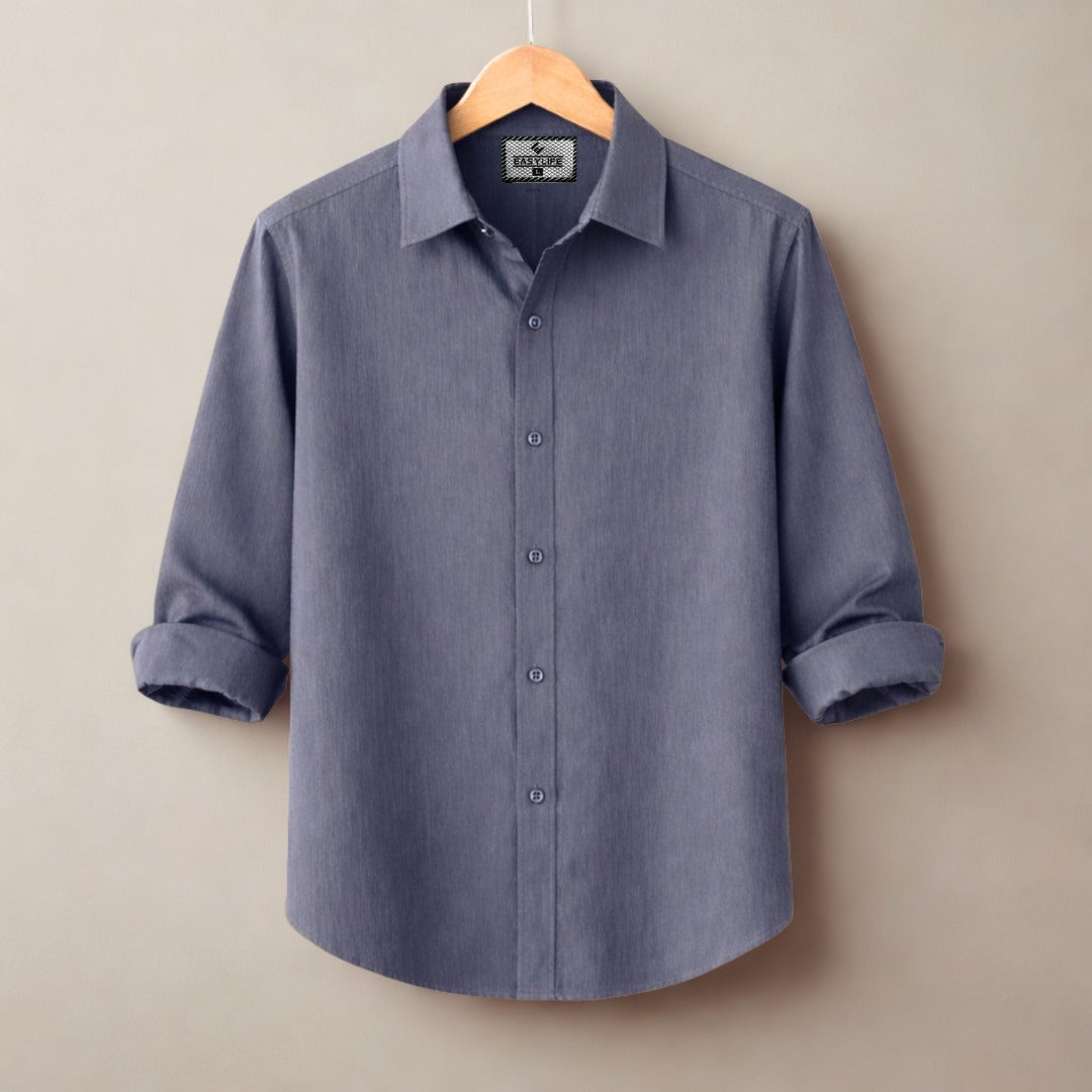 Zafran Full Sleeve Casual Shirt - Light sky