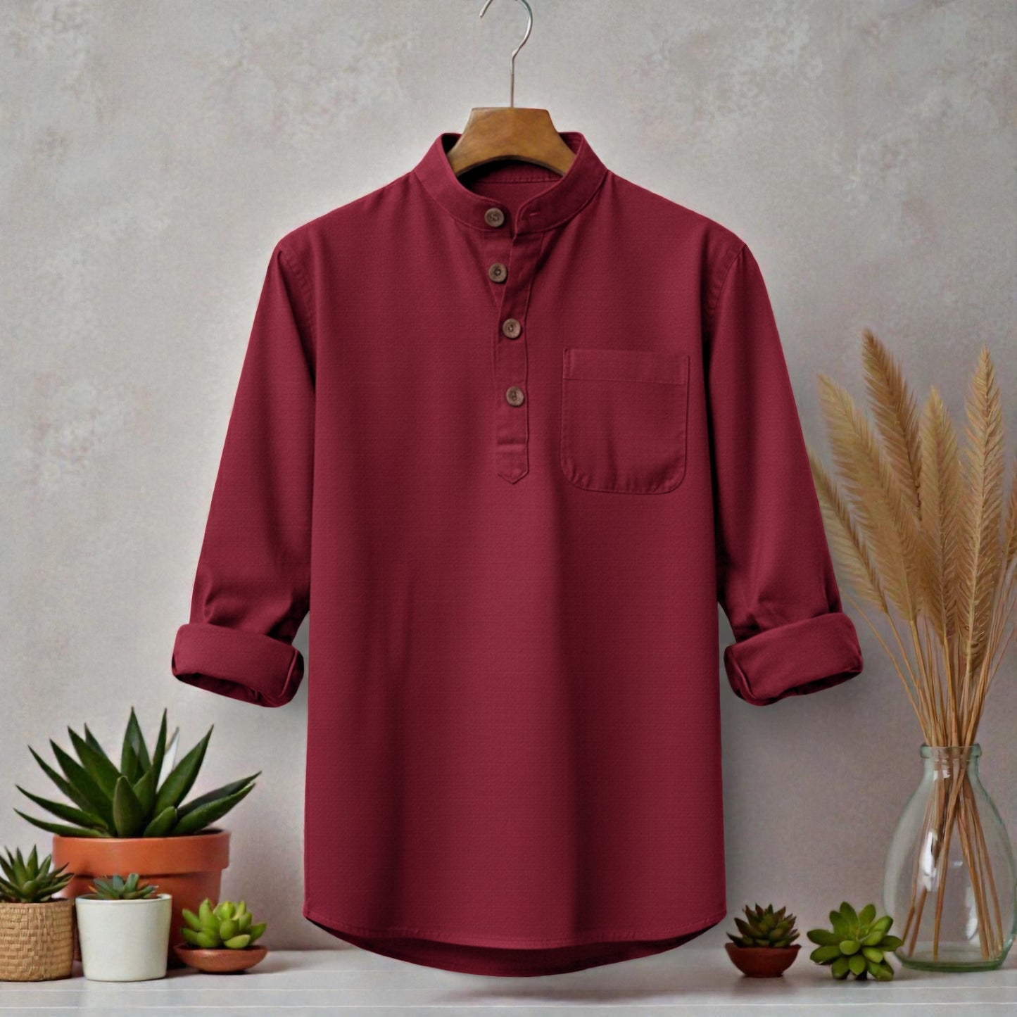 Premium Full Sleeve Katua - Marron