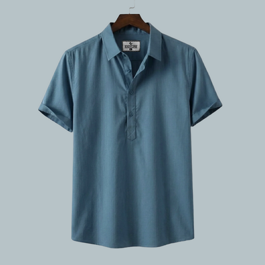 Premium Half Sleeve Cotton Katua - Sea Green