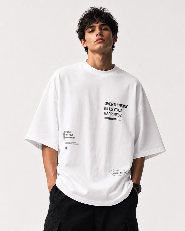 Drop Shoulder-White (Copy)