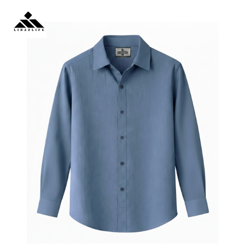 Zafran Full Sleeve Casual Shirt - Light sky