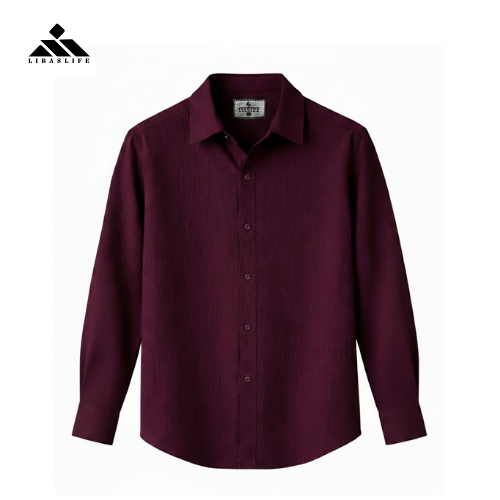 Zafran Full Sleeve Casual Shirt - Wine