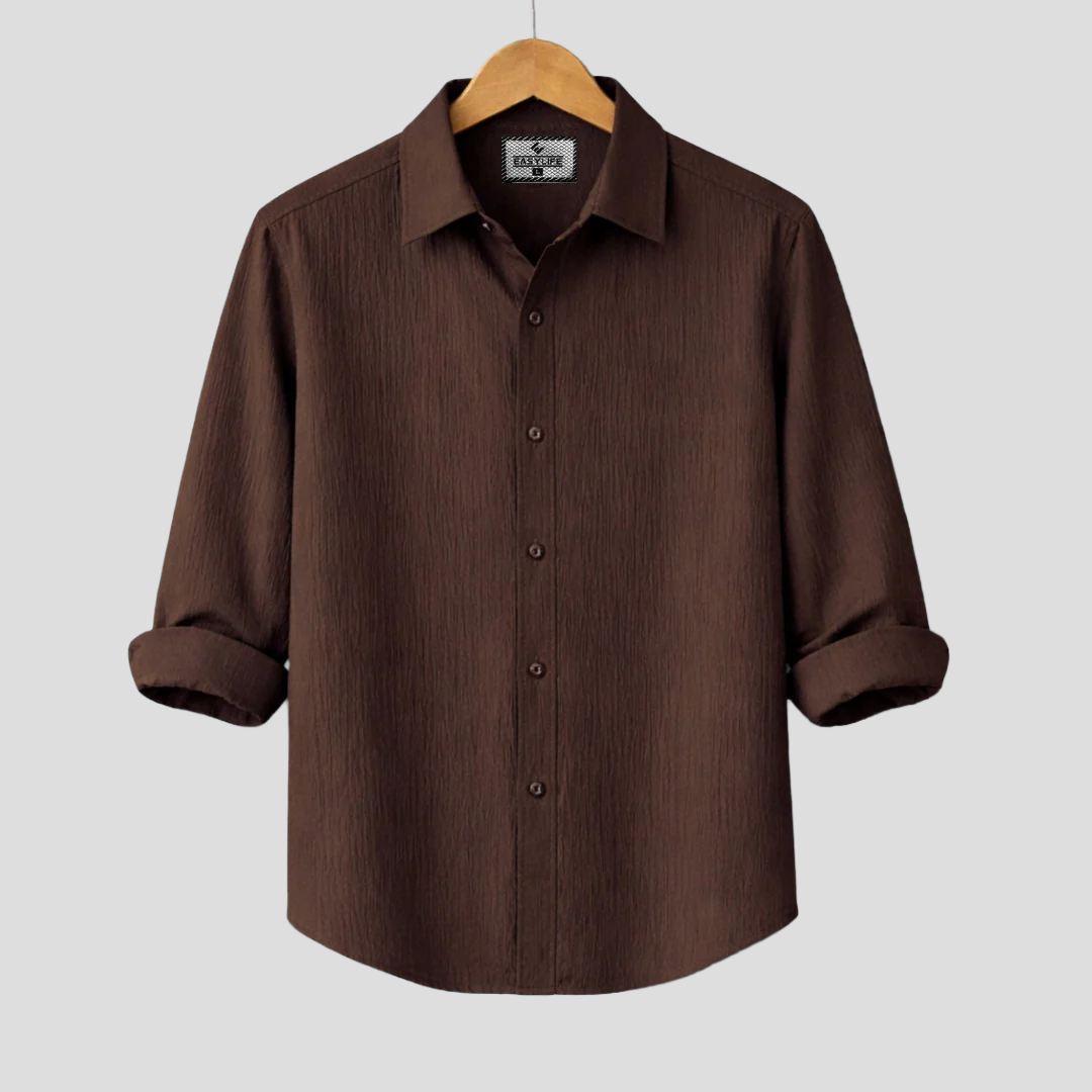 Zafran Full Sleeve Casual Shirt - Chocolate