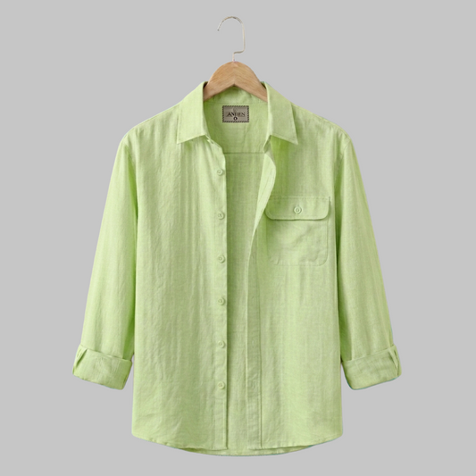 Single Pocket Casual Shirt - Lemon