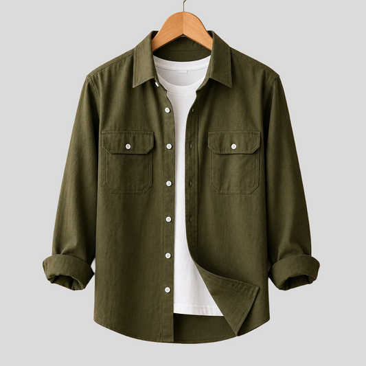 Premium Tow Procket Shirt-Olive
