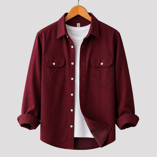Premium Tow Procket Shirt -Marron
