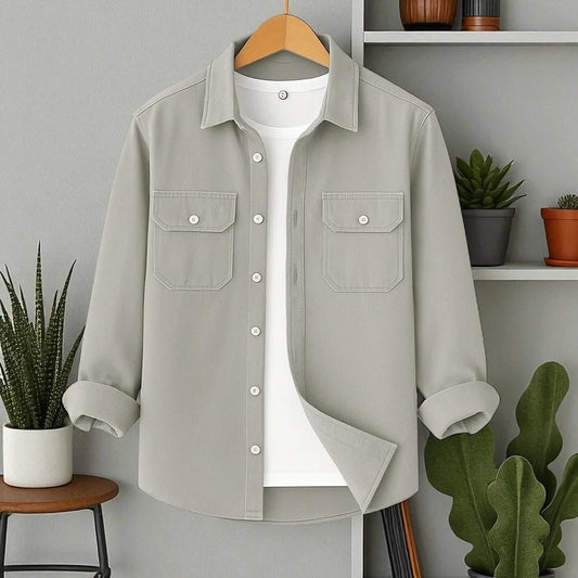 Premium Tow Procket Shirt -Ash